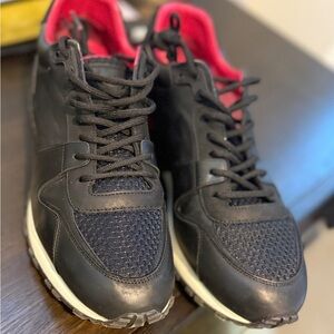 Louis Vuitton Black and Pink Men's Sneakers